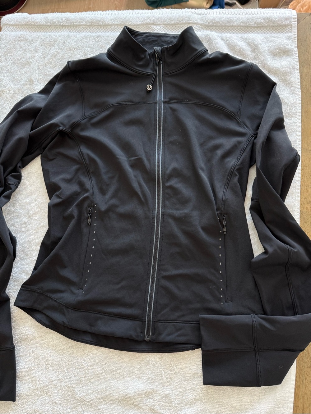 lululemon athletica Black Lightweight running jacket